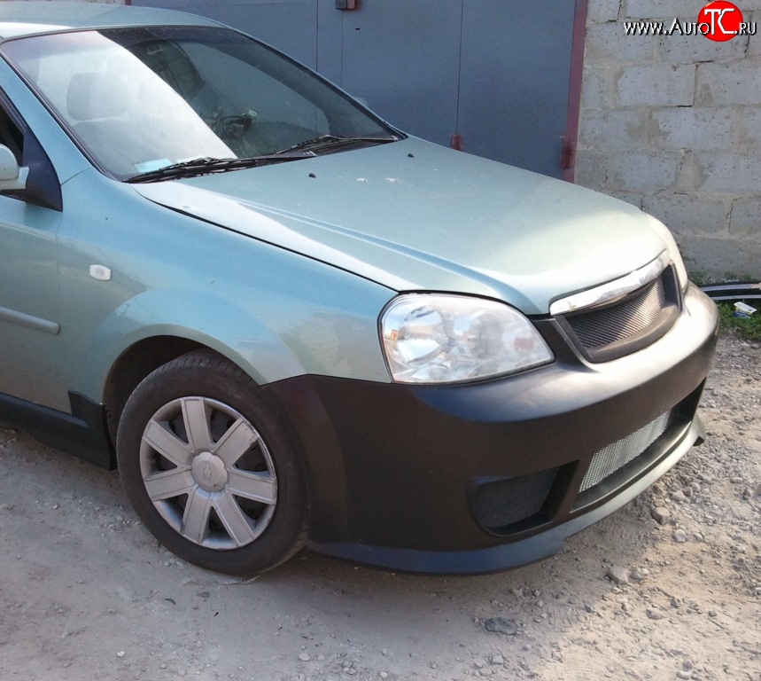 5 999 р. Передний бампер KATO Chevrolet Lacetti седан (2002-2013) (Неокрашенный)  с доставкой в г. Керчь