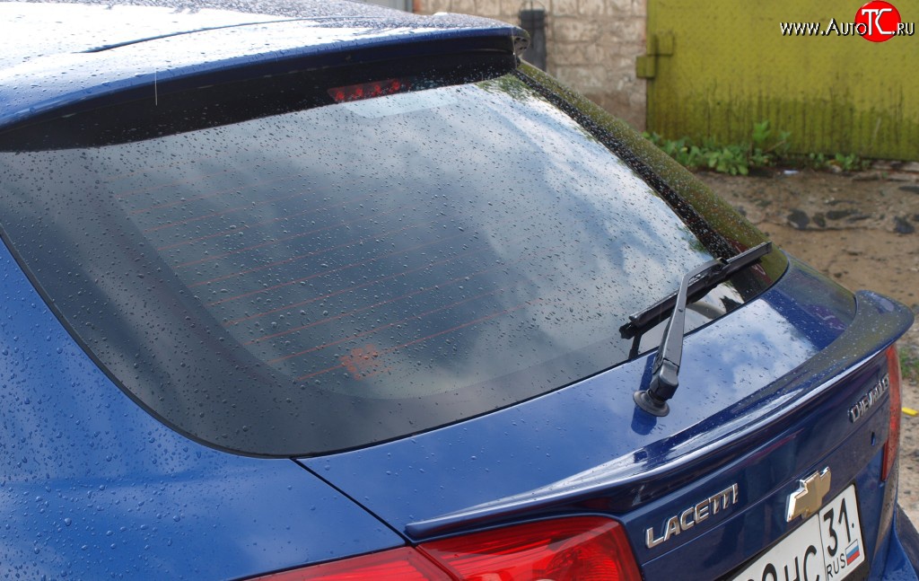 3 659 р. Спойлер CT Chevrolet Lacetti хэтчбек (2002-2013) (Неокрашенный)  с доставкой в г. Керчь