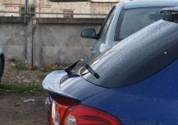 3 659 р. Спойлер CT Chevrolet Lacetti хэтчбек (2002-2013) (Неокрашенный)  с доставкой в г. Керчь. Увеличить фотографию 2