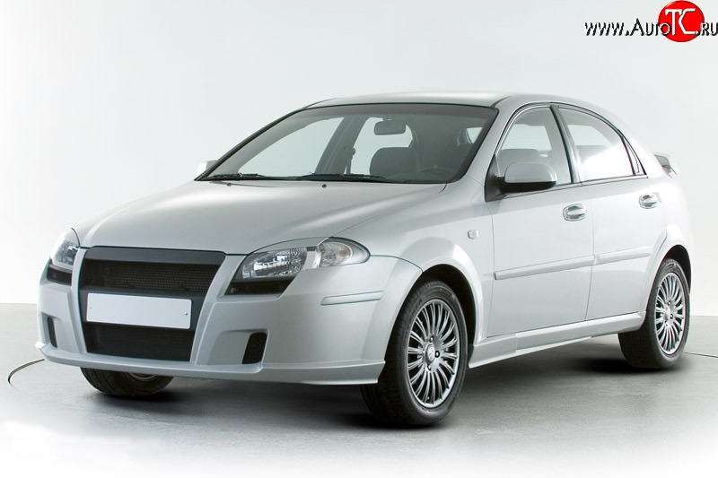 5 599 р. Передний бампер Sport Chevrolet Lacetti хэтчбек (2002-2013) (Неокрашенный)  с доставкой в г. Керчь