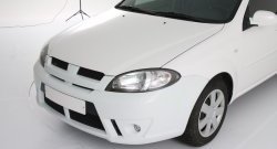 5 599 р. Передний бампер Style Chevrolet Lacetti хэтчбек (2002-2013) (Неокрашенный)  с доставкой в г. Керчь. Увеличить фотографию 2