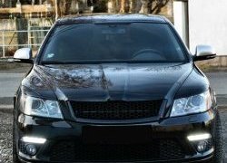 859 р. Реснички на фары СТ Skoda Octavia A5 рестайлинг универсал (2008-2013) (Неокрашенные)  с доставкой в г. Керчь. Увеличить фотографию 3