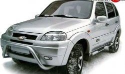 6 999 р. Передний бампер Апал Chevrolet Niva 2123 дорестайлинг (2002-2008) (Неокрашенный)  с доставкой в г. Керчь. Увеличить фотографию 2