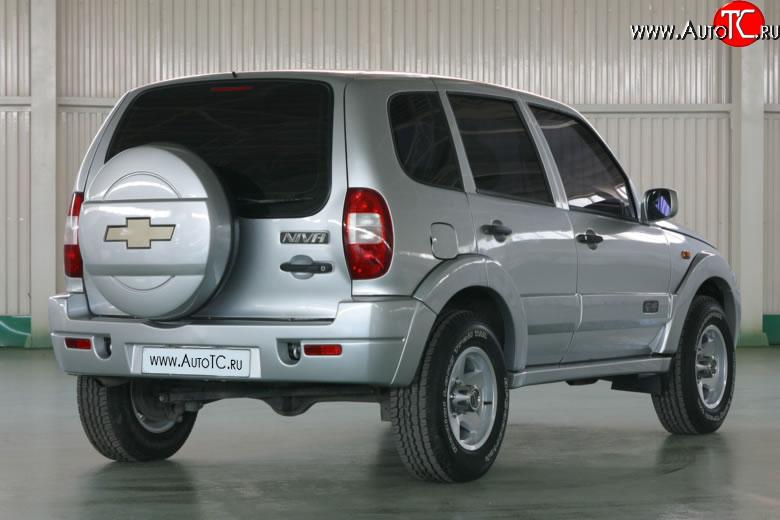 6 149 р. Задний бампер Апал Лада 2123 (Нива Шевроле) дорестайлинг (2002-2008) (Неокрашенный)  с доставкой в г. Керчь