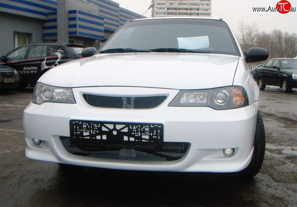 6 649 р. Передний бампер GT Dynamics Daewoo Nexia рестайлинг (2008-2015) (Неокрашенный)  с доставкой в г. Керчь