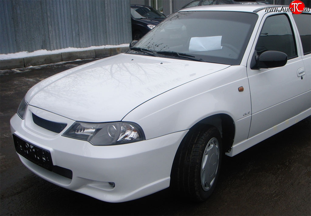 6 099 р. Пороги накладки GT Dynamics Daewoo Nexia рестайлинг (2008-2015) (Неокрашенные)  с доставкой в г. Керчь
