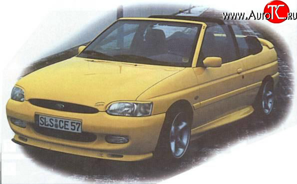 3 099 р. Пороги накладки Sport V2 Ford Escort ANL 1-ый рестайлинг универсал (1992-1994)  с доставкой в г. Керчь