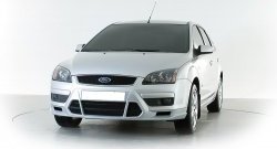 2 899 р. Накладка переднего бампера Sport Style Ford Focus 2  седан дорестайлинг (2004-2008) (Неокрашенная)  с доставкой в г. Керчь. Увеличить фотографию 2