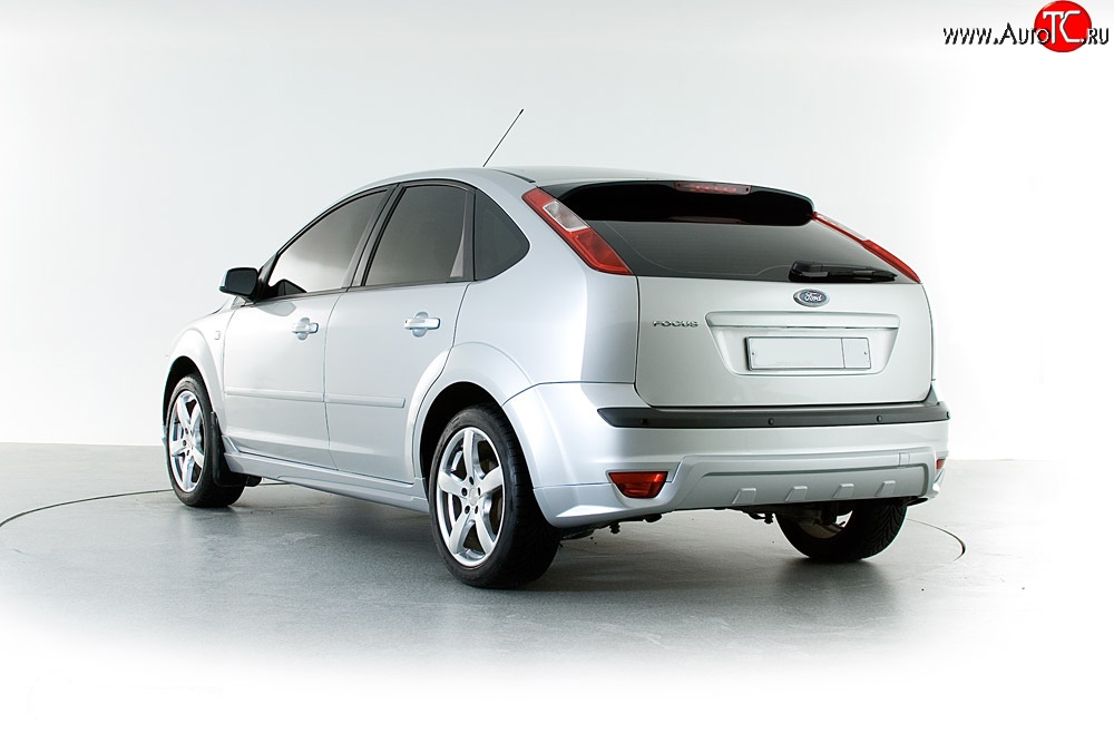 2 849 р. Накладка заднего бампера Sport Style Ford Focus 2 хэтчбэк 5 дв. дорестайлинг (2004-2008) (Неокрашенная)  с доставкой в г. Керчь
