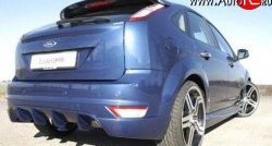 7 599 р. Накладка заднего бампера Loder 1899 Ford Focus 2 хэтчбэк 5 дв. рестайлинг (2007-2011) (Неокрашенная)  с доставкой в г. Керчь. Увеличить фотографию 2
