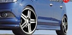 6 599 р. Пороги накладки Loder 1899 Ford Focus 2 хэтчбэк 3 дв. рестайлинг (2007-2011) (Неокрашенные)  с доставкой в г. Керчь. Увеличить фотографию 4
