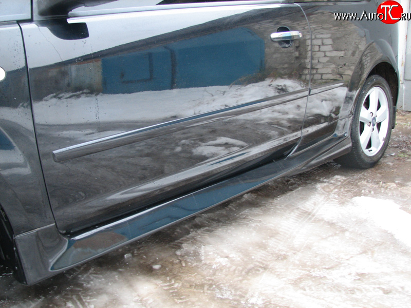 5 699 р. Пороги накладки Bomb-Style Ford Focus 2 хэтчбэк 3 дв. рестайлинг (2007-2011) (Неокрашенные)  с доставкой в г. Керчь