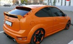 5 499 р. Нижний спойлер крышки багажника Sport Ford Focus 2 хэтчбэк 3 дв. дорестайлинг (2004-2007) (Неокрашенный)  с доставкой в г. Керчь. Увеличить фотографию 2