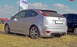 Юбка-диффузор заднего бампера Sport Ford Focus 2 хэтчбэк 5 дв. дорестайлинг (2004-2008)