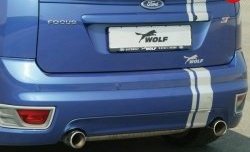4 199 р. Накладка крышки багажника (лип спойлер) Sport Ford Focus 2 хэтчбэк 3 дв. дорестайлинг (2004-2007) (Неокрашенный)  с доставкой в г. Керчь. Увеличить фотографию 2