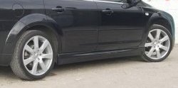 4 649 р. Пороги накладки ICС Ford Focus 2 хэтчбэк 5 дв. рестайлинг (2007-2011) (Неокрашенные)  с доставкой в г. Керчь. Увеличить фотографию 4
