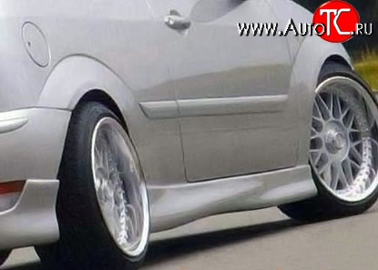 6 499 р. Пороги накладки Elegance Ford Focus 1 хэтчбэк 3 дв. дорестайлинг (1998-2002) (Неокрашенные)  с доставкой в г. Керчь