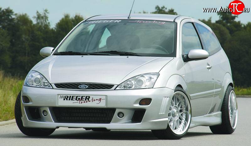 8 899 р. Передний бампер Rieger Ford Focus 1 универсал рестайлинг (2001-2005)  с доставкой в г. Керчь