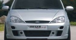 8 899 р. Передний бампер Rieger Ford Focus 1 универсал рестайлинг (2001-2005)  с доставкой в г. Керчь. Увеличить фотографию 2