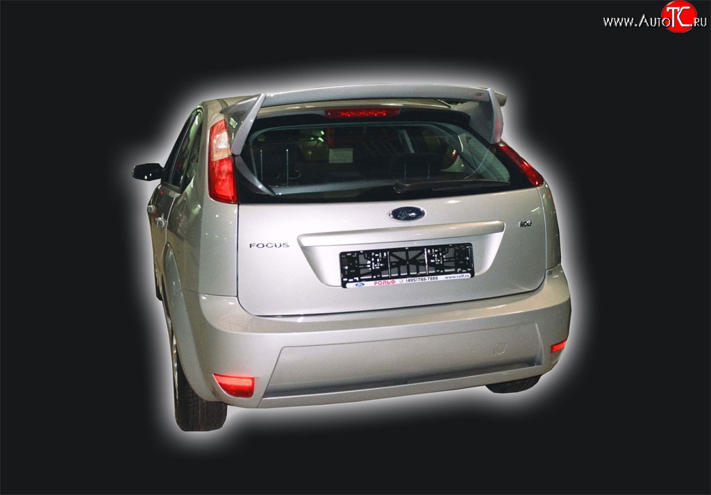 6 499 р. Задний бампер GT Dynamics Ford Focus 2 хэтчбэк 5 дв. дорестайлинг (2004-2008) (Неокрашенный)  с доставкой в г. Керчь