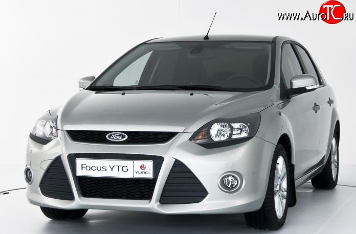 5 699 р. Передний бампер YTR Ford Focus 2 седан рестайлинг (2007-2011) (Неокрашенный)  с доставкой в г. Керчь