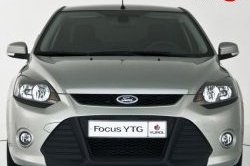 5 699 р. Передний бампер YTR Ford Focus 2 седан рестайлинг (2007-2011) (Неокрашенный)  с доставкой в г. Керчь. Увеличить фотографию 5