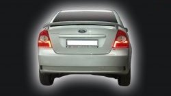 6 499 р. Задний бампер GT Dynamics Ford Focus 2  седан дорестайлинг (2004-2008) (Неокрашенный)  с доставкой в г. Керчь. Увеличить фотографию 2