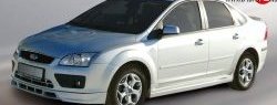 4 999 р. Накладка переднего бампера FT Ford Focus 2  седан дорестайлинг (2004-2008) (Неокрашенная)  с доставкой в г. Керчь. Увеличить фотографию 2
