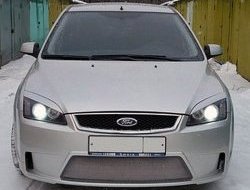14 299 р. Передний бампер Concept Ford Focus 2 хэтчбэк 3 дв. дорестайлинг (2004-2007) (Неокрашенный)  с доставкой в г. Керчь. Увеличить фотографию 2