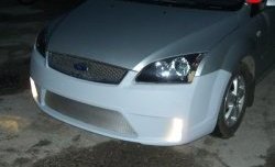 14 299 р. Передний бампер Concept Ford Focus 2 хэтчбэк 3 дв. дорестайлинг (2004-2007) (Неокрашенный)  с доставкой в г. Керчь. Увеличить фотографию 9