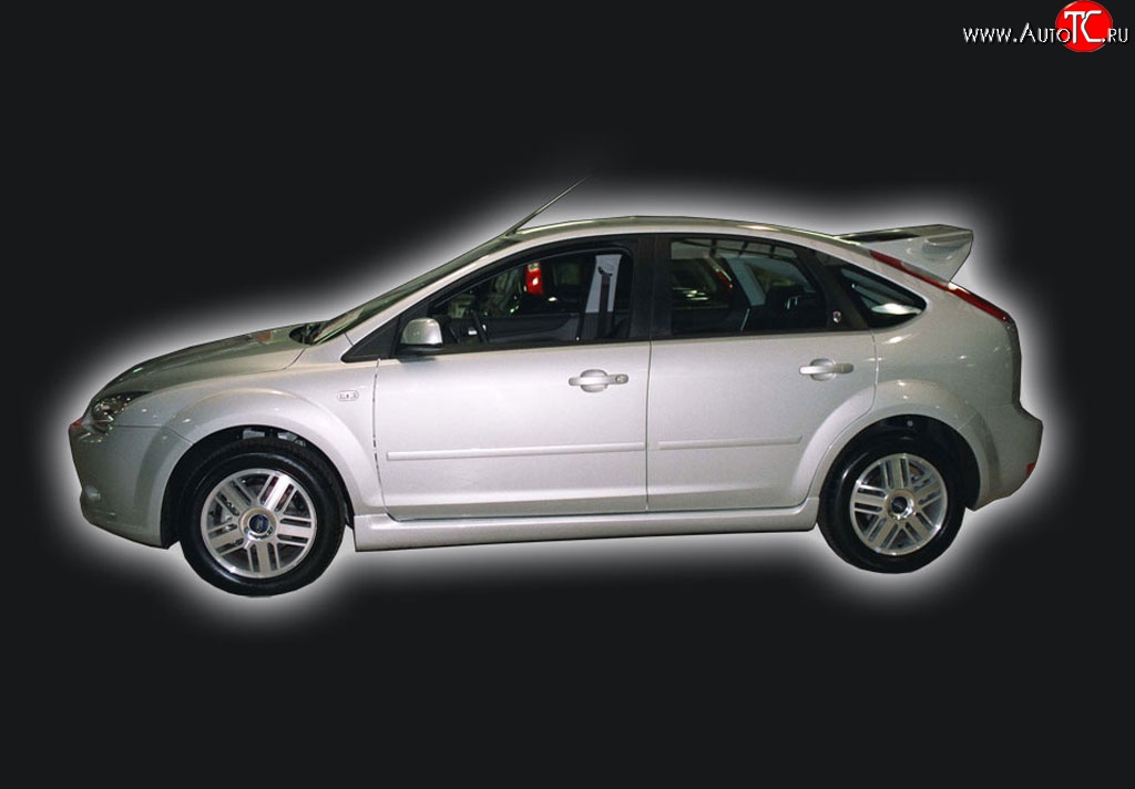 5 999 р. Пороги накладки GT Dynamics Ford Focus 2 хэтчбэк 5 дв. рестайлинг (2007-2011) (Неокрашенные)  с доставкой в г. Керчь