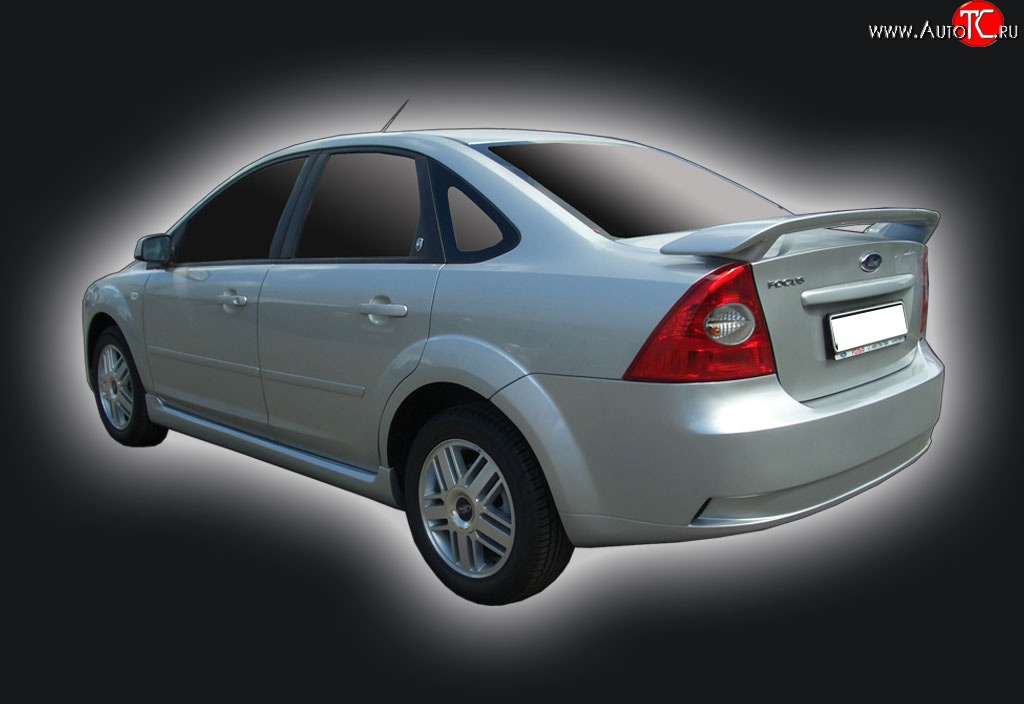 5 799 р. Спойлер GT Dynamics Ford Focus 2 седан рестайлинг (2007-2011) (Неокрашенный)  с доставкой в г. Керчь