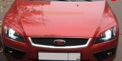1 299 р. Реснички Sport-Style Ford Focus 2 хэтчбэк 3 дв. дорестайлинг (2004-2007) (Неокрашенные)  с доставкой в г. Керчь. Увеличить фотографию 2