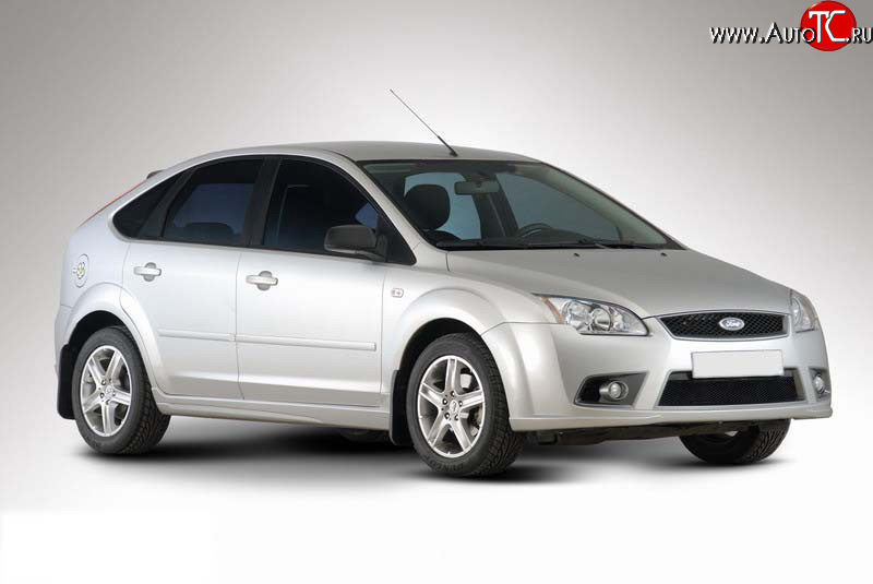 3 649 р. Пороги накладки YTG Ford Focus 2 хэтчбэк 5 дв. рестайлинг (2007-2011) (Неокрашенные)  с доставкой в г. Керчь