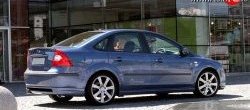 5 699 р. Накладка бампера MS Ford Focus 2  седан дорестайлинг (2004-2008) (Неокрашенная)  с доставкой в г. Керчь. Увеличить фотографию 3