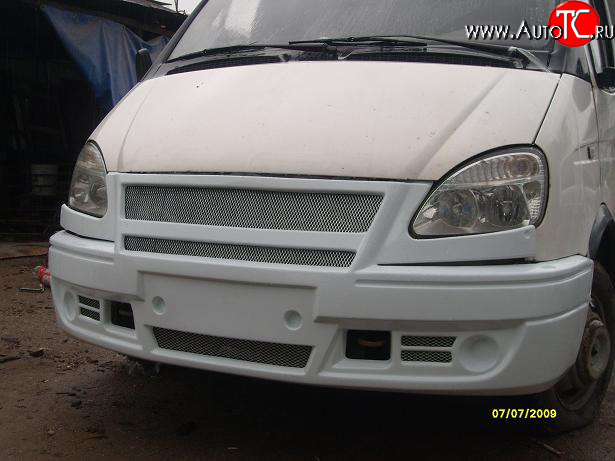 3 099 р. Передний бампер Ривьера  ГАЗ Баргузин  2217 автобус - Соболь ( 2217 автобус,  2752,  2310,  2217 Бизнес автобус,  2752,Бизнес,  2310,Бизнес) (Неокрашенный)  с доставкой в г. Керчь