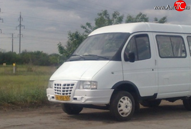 3 099 р. Передний бампер Old-Audi  ГАЗ Баргузин  2217 автобус - Соболь ( 2217 автобус,  2752,  2310) (Неокрашенный)  с доставкой в г. Керчь