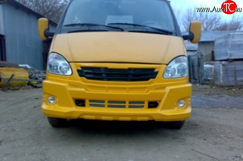 3 499 р. Передний бампер Revolution  ГАЗ Баргузин  2217 автобус - Соболь ( 2217 автобус,  2752,  2310,  2217 Бизнес автобус,  2752,Бизнес,  2310,Бизнес) (Неокрашенный)  с доставкой в г. Керчь