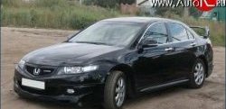 8 499 р. Накладка переднего бампера Mugen Style  Honda Accord ( 7 CL,  7 CM) (2005-2008) седан рестайлинг, универсал рестайлинг (Неокрашенная)  с доставкой в г. Керчь. Увеличить фотографию 2