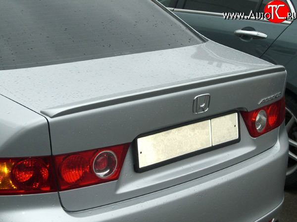 4 599 р. Дефлектор (спойлер) Elegance  Honda Accord  7 CL (2002-2008) седан дорестайлинг, седан рестайлинг (Неокрашенный)  с доставкой в г. Керчь