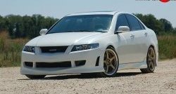 5 899 р. Пороги накладки Mugen Style дорестайлинг Honda Accord 7 CL седан дорестайлинг (2002-2005) (Неокрашенные)  с доставкой в г. Керчь. Увеличить фотографию 2