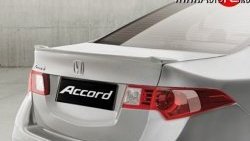 5 099 р. Накладка крышки багажника Elegance (липспойлер) Honda Accord 8 CU седан дорестайлинг (2008-2011) (Неокрашенный)  с доставкой в г. Керчь. Увеличить фотографию 3