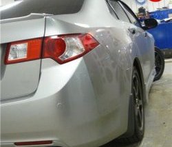 5 099 р. Накладка крышки багажника Elegance (липспойлер) Honda Accord 8 CU седан дорестайлинг (2008-2011) (Неокрашенный)  с доставкой в г. Керчь. Увеличить фотографию 2