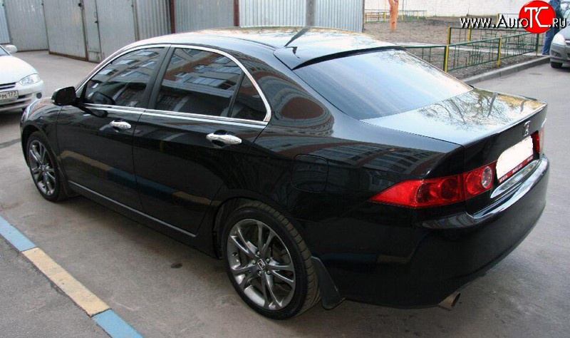 1 649 р. Козырёк Elegance на заднее лобовое стекло автомобиля  Honda Accord  7 CL (2002-2005) седан дорестайлинг (Неокрашенный)  с доставкой в г. Керчь