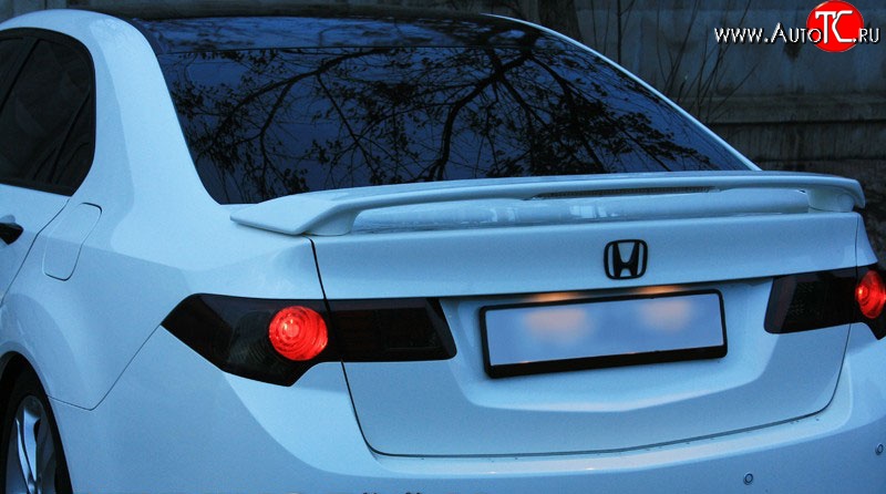 4 499 р. Спойлер Sport Honda Accord 8 CU седан дорестайлинг (2008-2011) (Неокрашенный)  с доставкой в г. Керчь