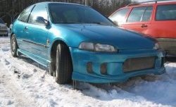 8 899 р. Передний бампер R-Style Honda Civic EG седан (1992-1995)  с доставкой в г. Керчь. Увеличить фотографию 2