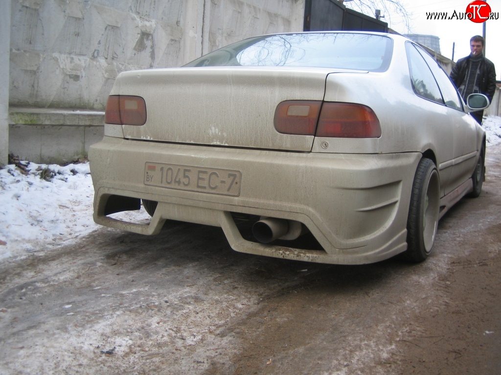 8 899 р. Задний бампер Racing Honda Civic EG седан (1992-1995)  с доставкой в г. Керчь