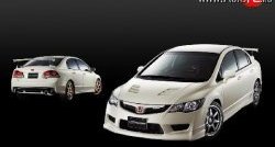 27 999 р. Пластиковый капот Mugen Style  Honda Civic  FD (2005-2011) седан дорестайлинг, седан рестайлинг (Неокрашенный)  с доставкой в г. Керчь. Увеличить фотографию 4