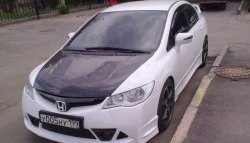 27 999 р. Пластиковый капот Mugen Style  Honda Civic  FD (2005-2011) седан дорестайлинг, седан рестайлинг (Неокрашенный)  с доставкой в г. Керчь. Увеличить фотографию 7