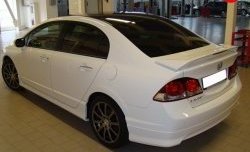3 699 р. Спойлер Sport Honda Civic FD седан дорестайлинг (2005-2008) (Неокрашенный)  с доставкой в г. Керчь. Увеличить фотографию 2